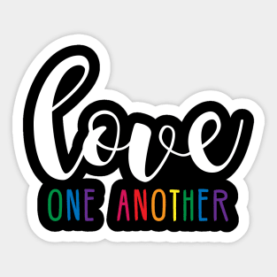 Love One Another Sticker